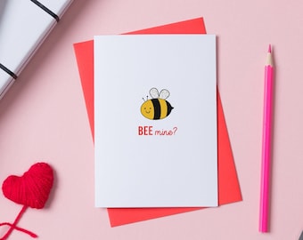 BEE mine Cute Valentine's Day Card