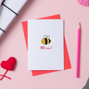 BEE mine Cute Valentine's Day Card image 1