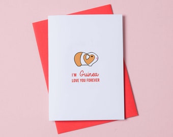 Guinea Pig Love Card