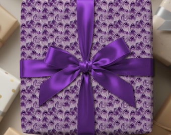 Amethyst Crystal Wrapping Paper