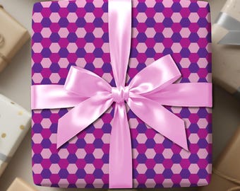 Purple & Pink Geometric Wrapping Paper