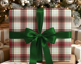 Christmas Plaid Wrapping Paper
