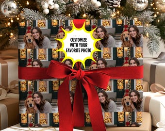 Personalized Photo Wrapping Paper, Luxury Gift Wrap