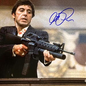 Photo Noir Et Blanc Encadré D'Al Pacino Dans SCARFACE, Ciné