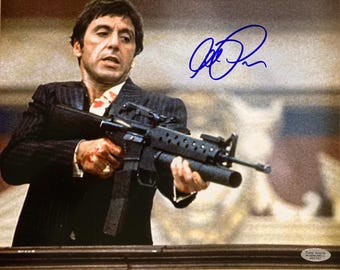 Foto autografiada de Al Pacino en Scarface (8x10)