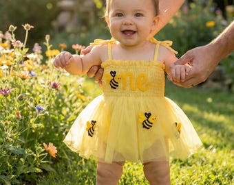 Baby Bee Dress, Fun to 'bee One' Dress,bumble Bee Dress Girls, Bee