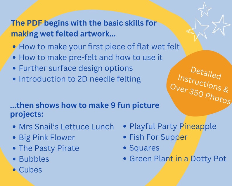 Creative Feltmaking Flat Wet Felting Tutorial for Beginners Etsy UK