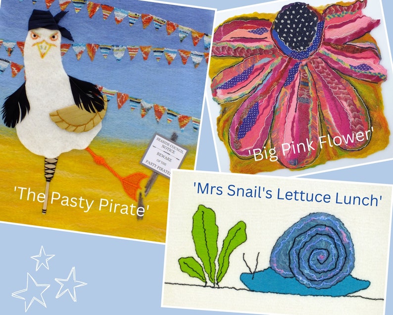 Creative Feltmaking Flat Wet Felting Tutorial for Beginners Etsy UK