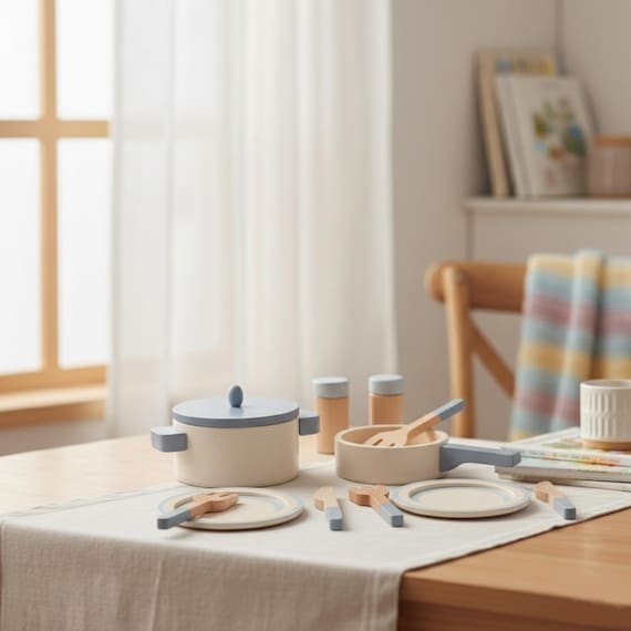 Maison de jeu pour enfants, jouet de cuisine pour fille, caddie de courses, légumes, uits coupés pour bébé garçon, ensemble de casseroles / Jeux de rôles