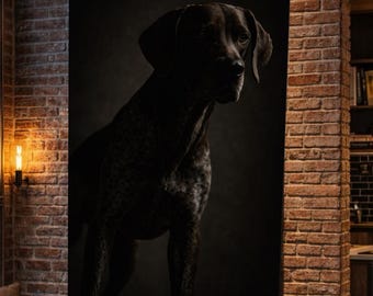 Pointer — Estudio de retrato de perro de trabajo