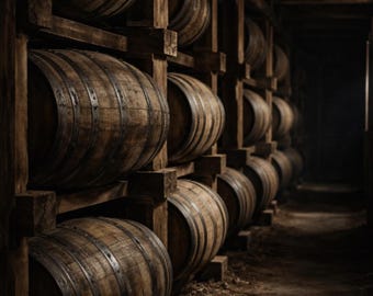 Estudio de barriles de bourbon en Rickhouse Aisle (n.° 1 de 6)