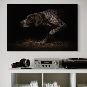 German Shorthaired Pointer At Work – Sporting Dog Fine Art Print