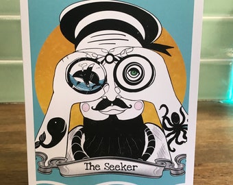 The Seeker- Coastal-sea- modern- character-sailor-artcard