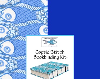 Coptic Binding Kit: Create Your Own Handbound Hardcover Journal - DIY Bookbinding Craft for Artists