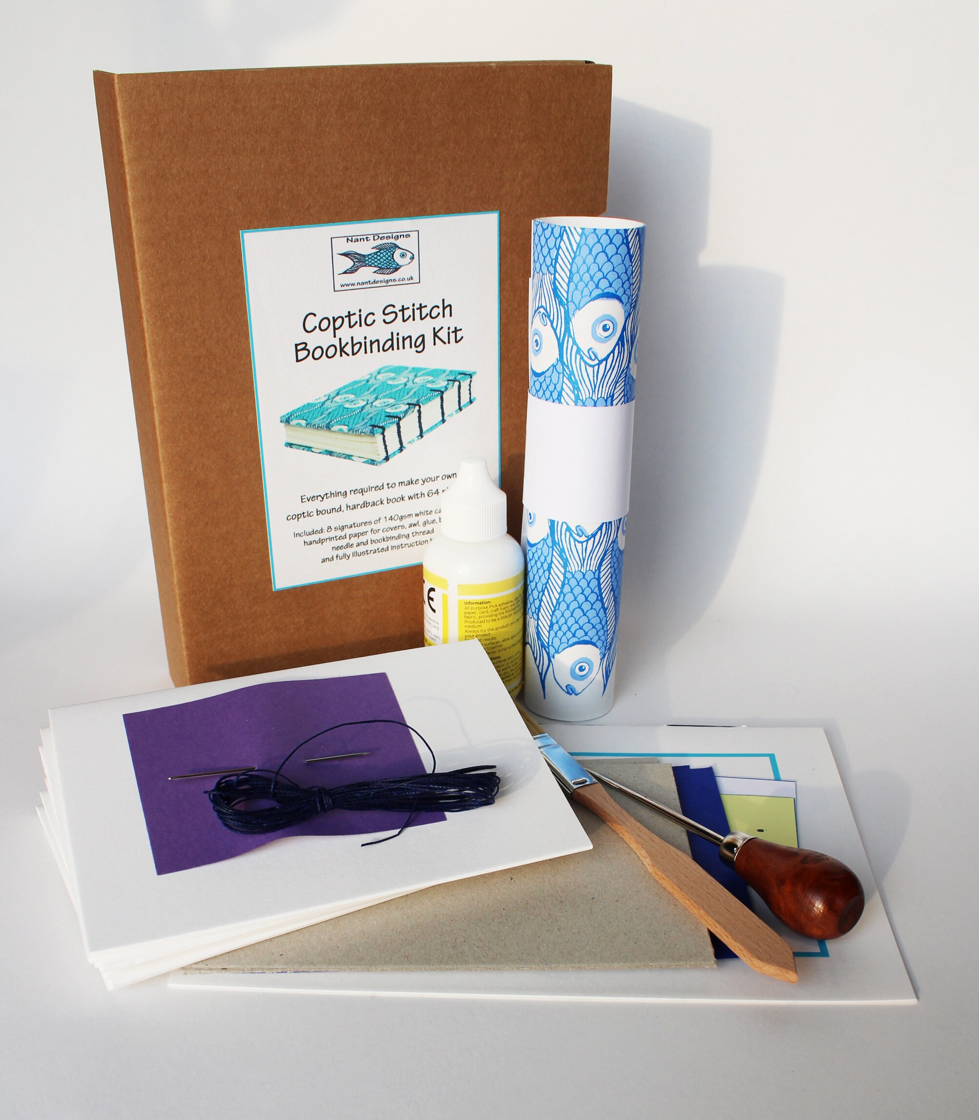 Coptic Binding Book Binding Kit. Make Your Own Handbound Etsy Denmark