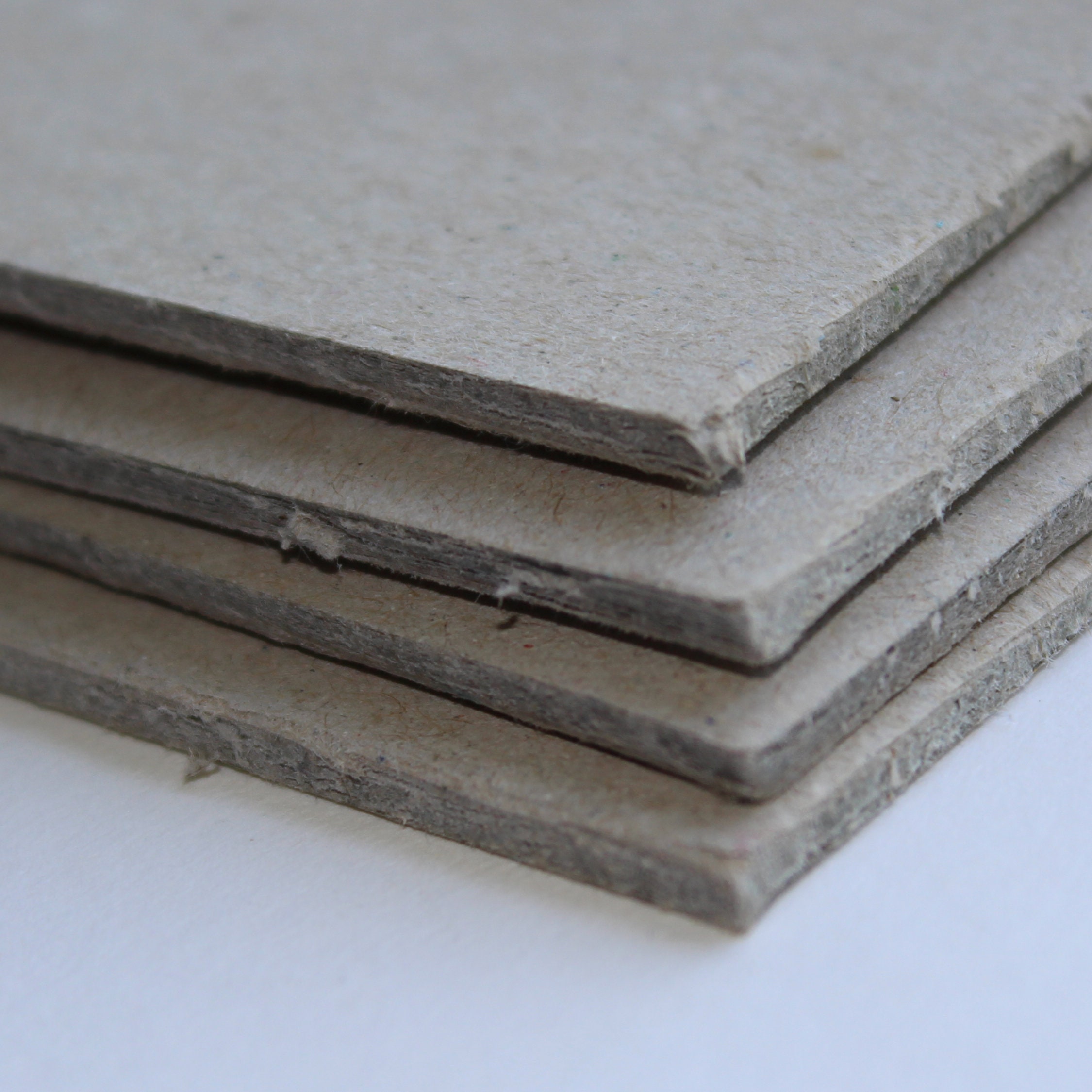 Chipboard 1000gsm / 1200gsm> Size A3 / A4 hardcover book binding grey straw  board DIY handmade craft modelling material