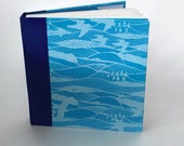 Square pocket sketchbook, notebook or journal