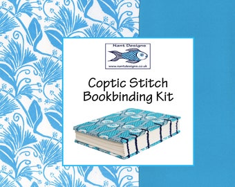 DIY Coptic Binding Kit: Create Your Own Handbound Hardcover Journal, Sketchbook, or Notebook
