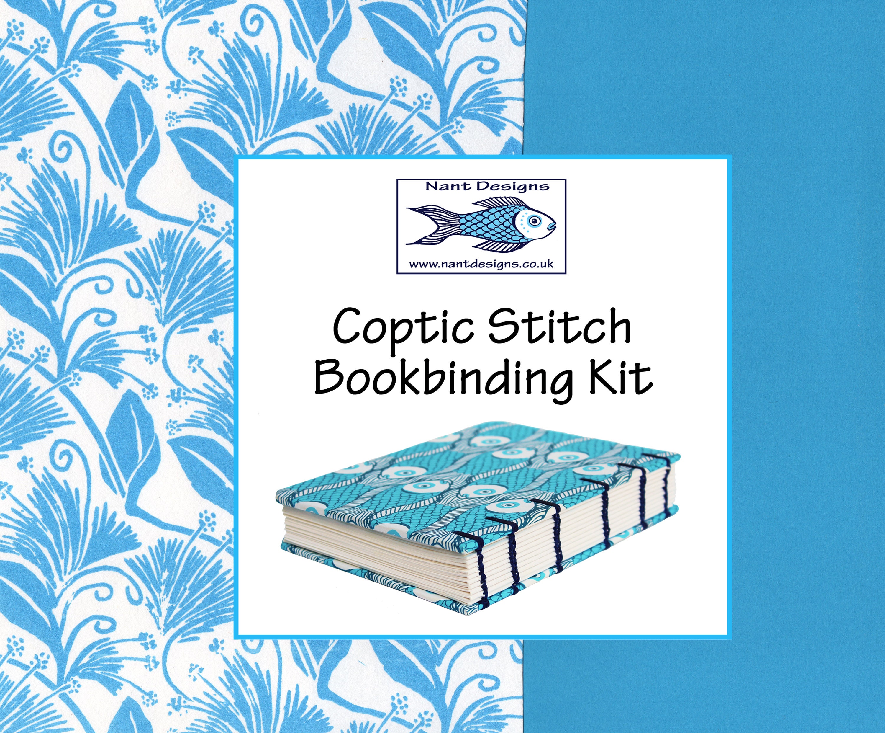Book Binding Kit. Make Your Own Handbound, Hardcover Journal With Coptic  Binding. Book Binding Materials and Tools. 