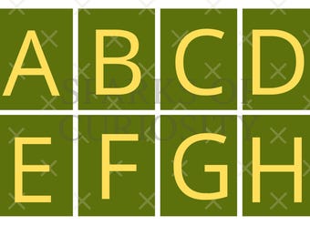 ABC Karteikarten | Groß- & Kleinbuchstaben Erkennung (Digitaler Download)