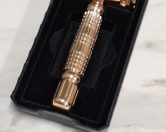 vintage jagen david cased copper DE razor