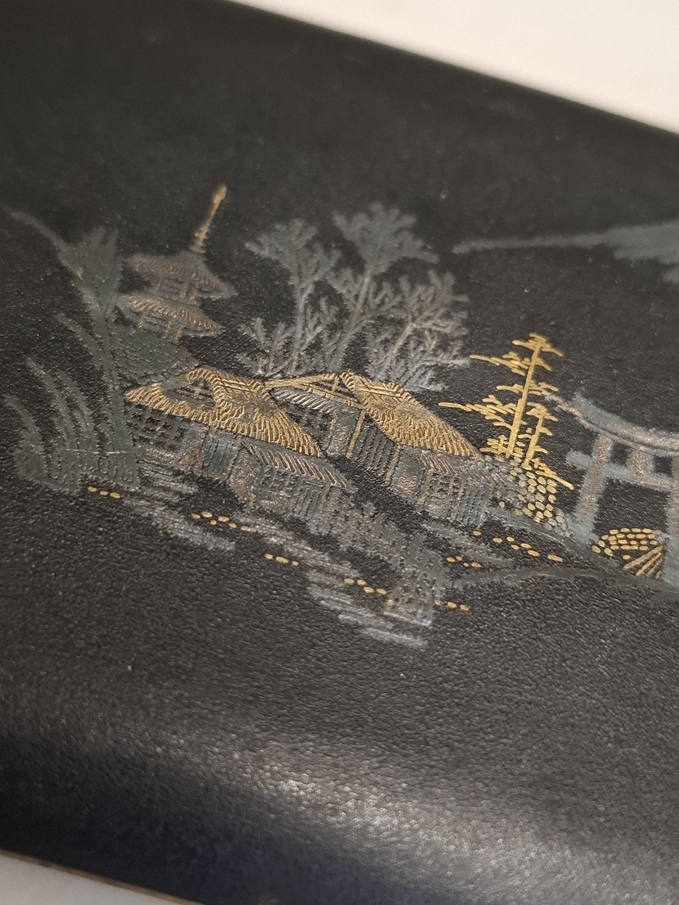 Antique Japanese 24k Cigarette Case