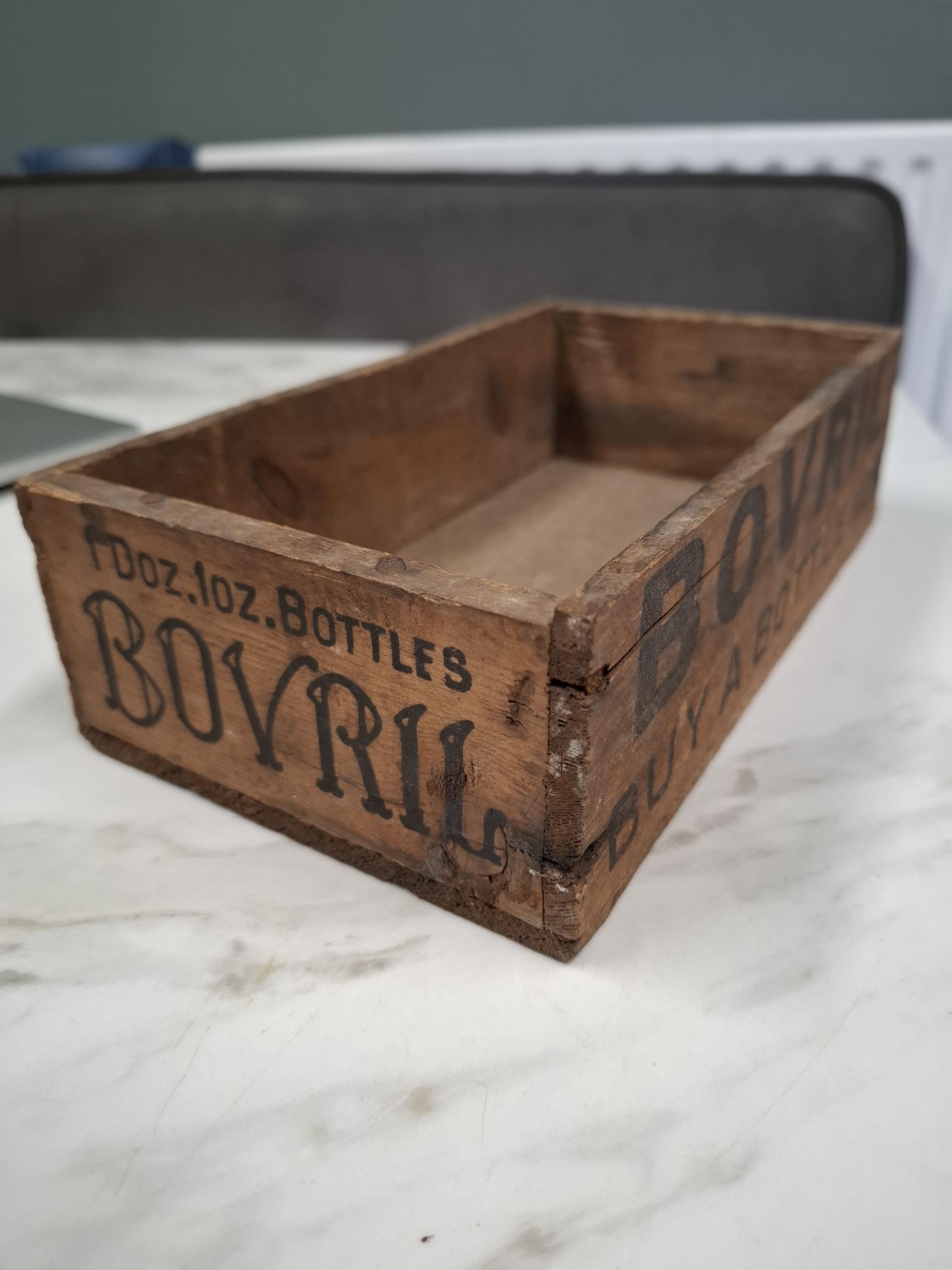BOVRIL 英国アンティーク 木箱 BOVRIL BOX ボブリル アンティーク 木箱 【公式通販】