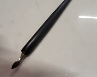 vintage black plastic dip pen