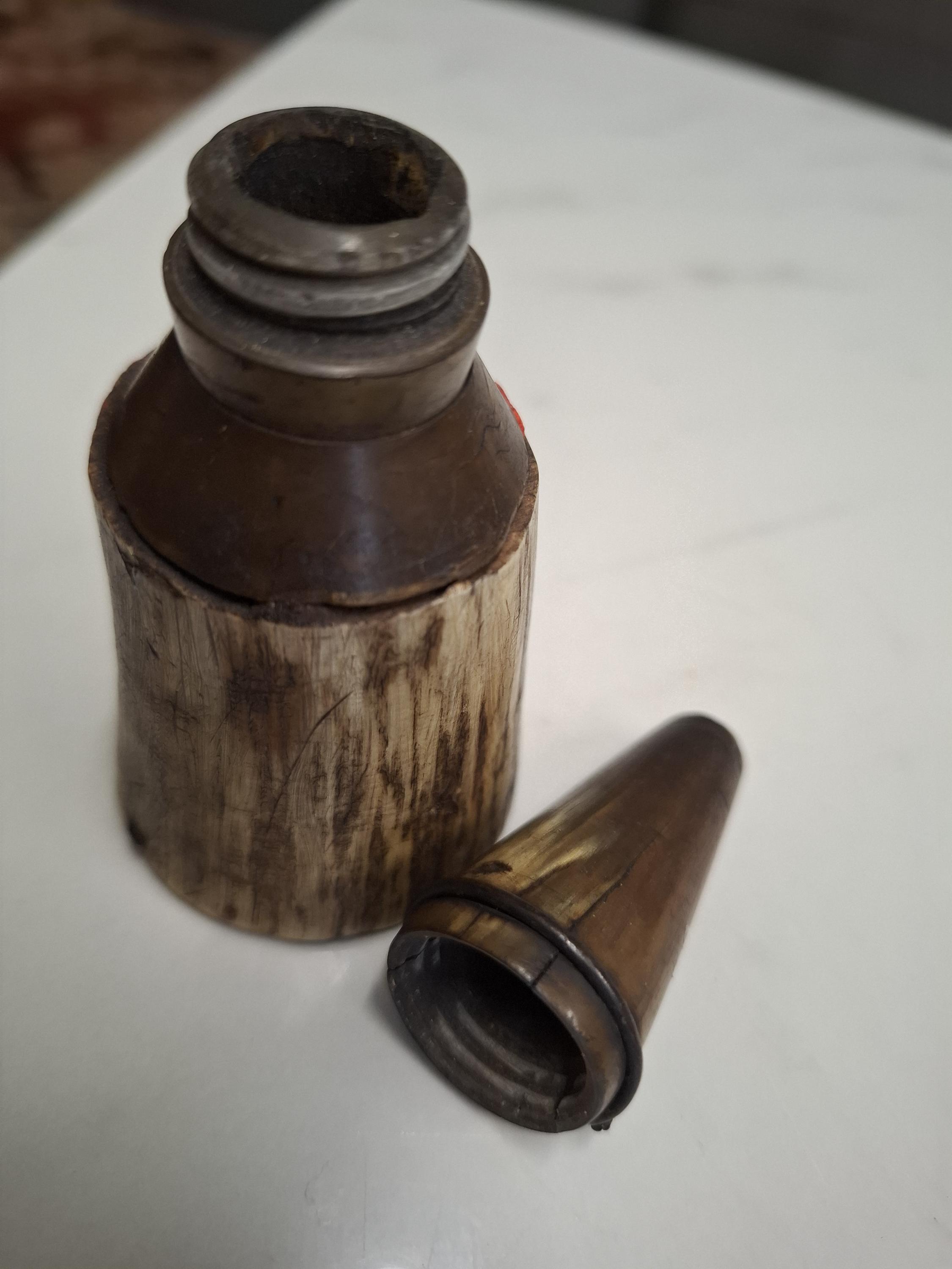 アンティークの角製火薬入れ - Etsy 日本