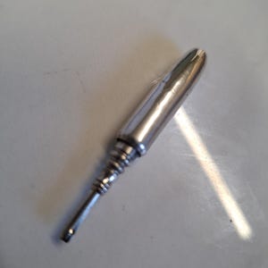antique supper small sterling silver propelling pencil