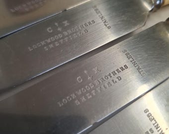 アンティーク マザーオブパール バターナイフ 2本 - Etsy 日本
