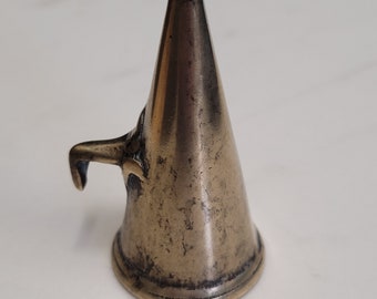 antique brass hanging candle snuffer