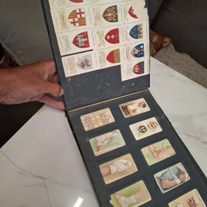 vintage wills cigarette cards album