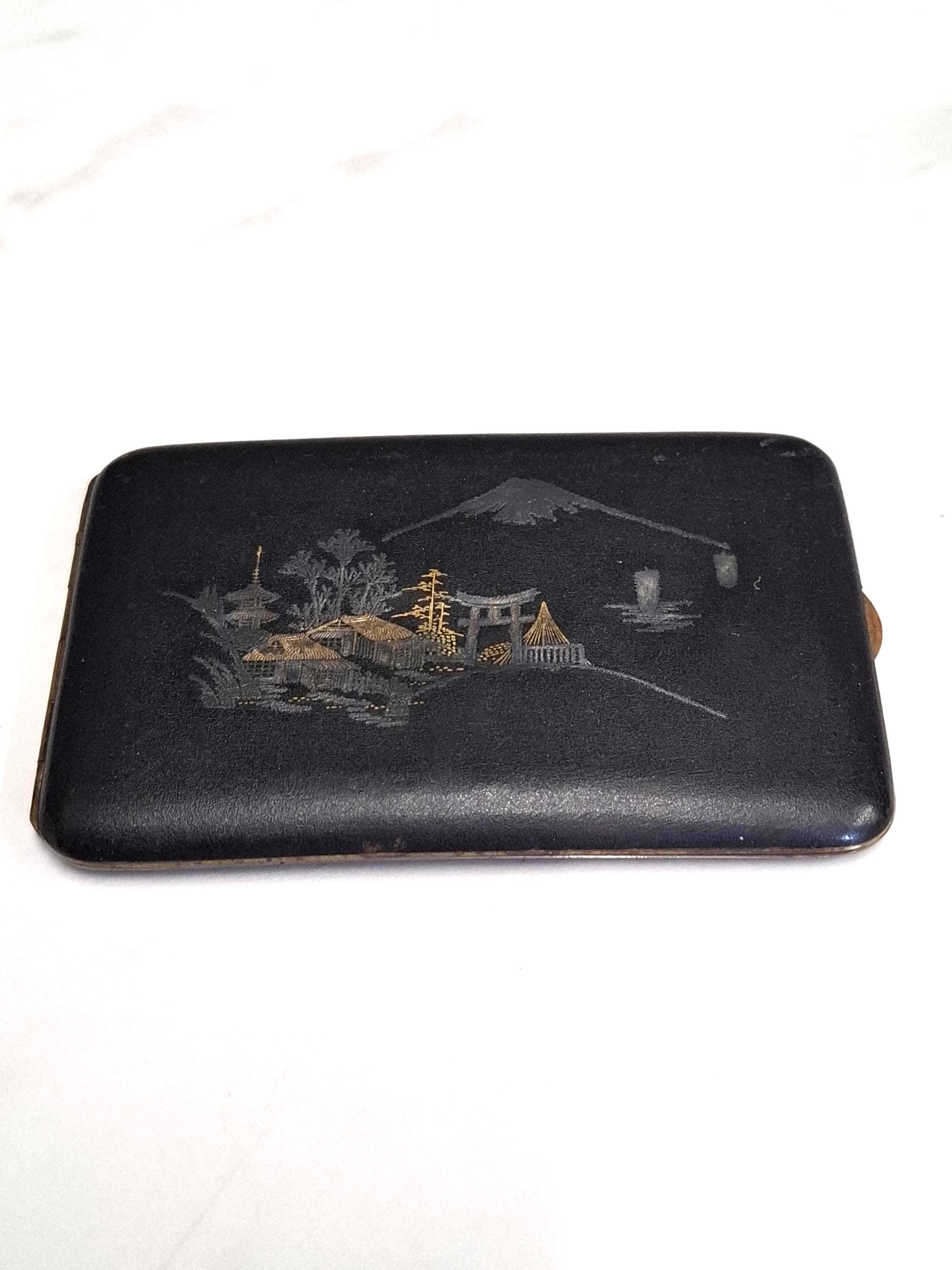 Antique Japanese 24k Cigarette Case