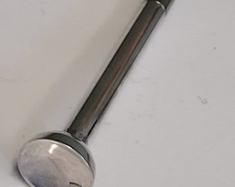 Portaminas vintage de plata de ley con forma de T para golf