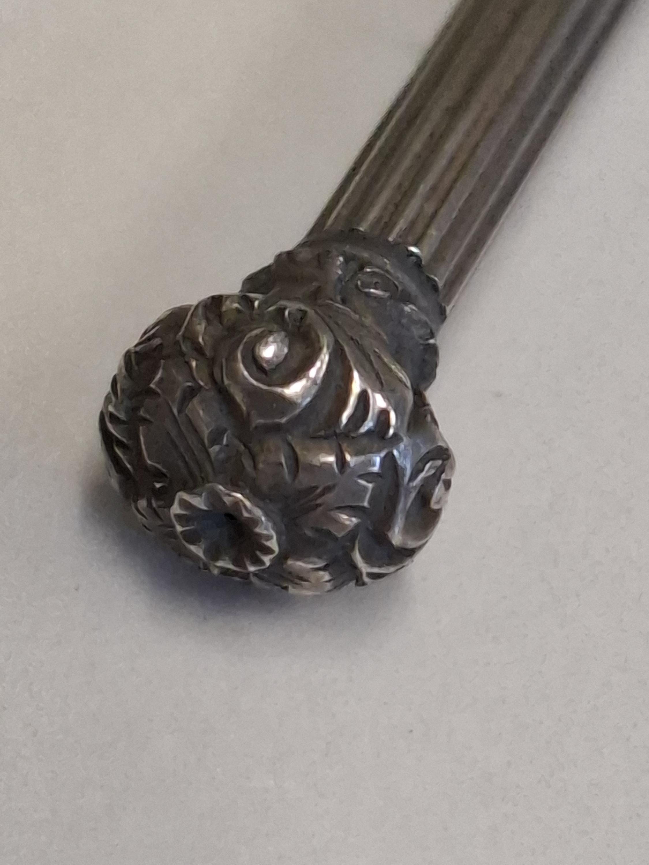 Antique Sterling Silver Ribbed Decoration Propelling Pencil - Etsy