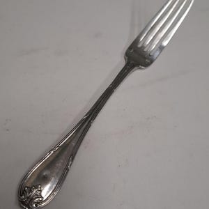 antique continental sterling silver fork