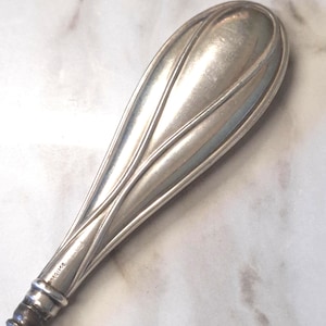 antique Birmingham silver 1907 large button hook