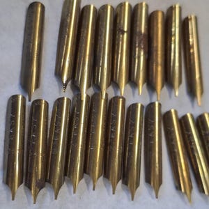 20 pontas de caneta de imersão antigas