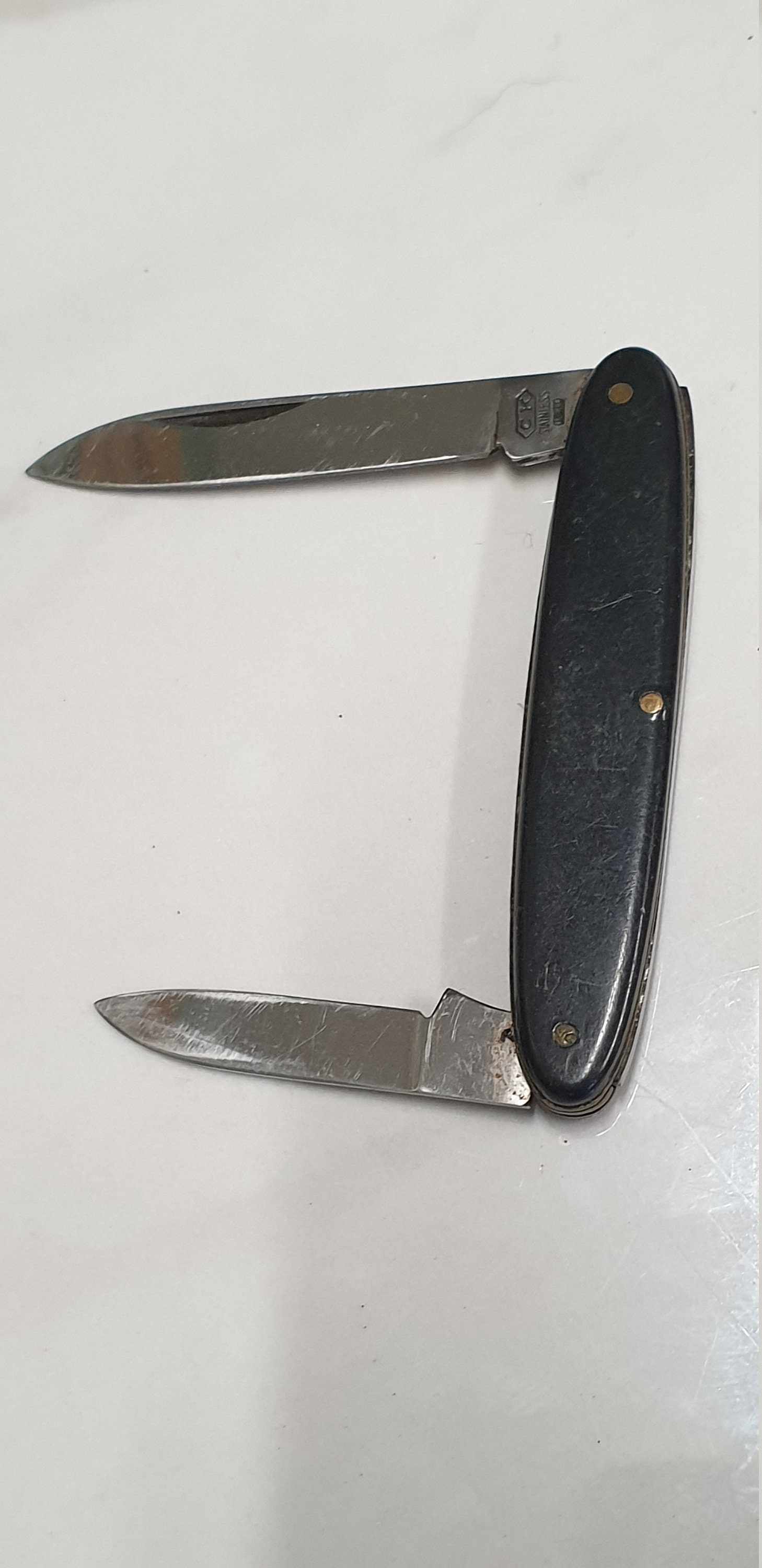 Vintage CK 2 Blade Pen Pocket Folding Knife -  Denmark