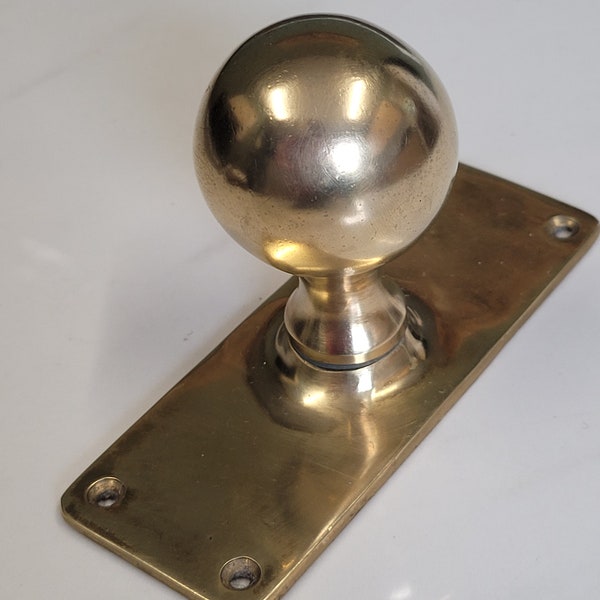 Antique Brass Knob Etsy