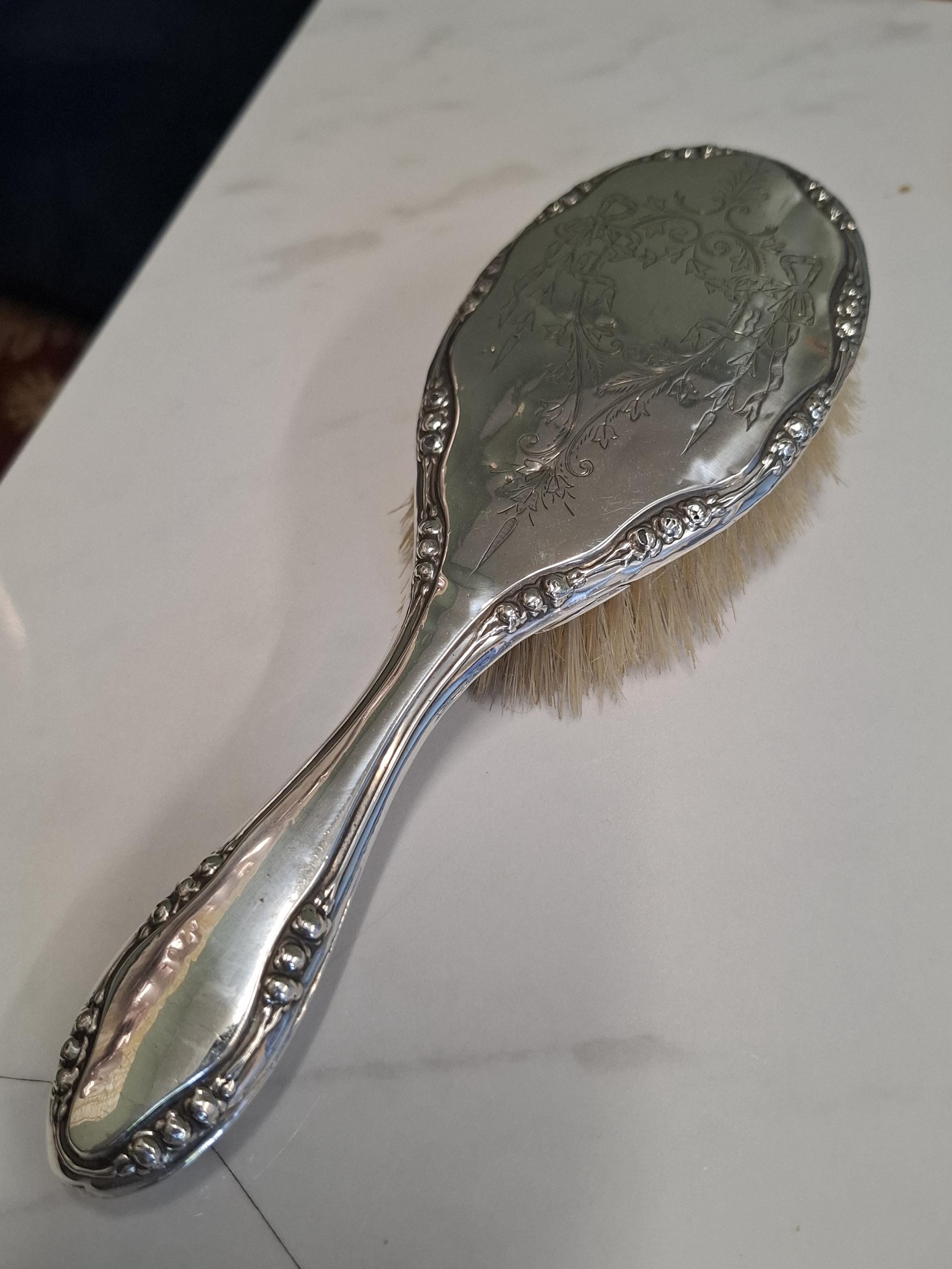 銀製 ブラシ アンティーク Silver backed brush - Etsy 日本