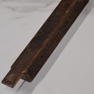 vintage wood single cigar box
