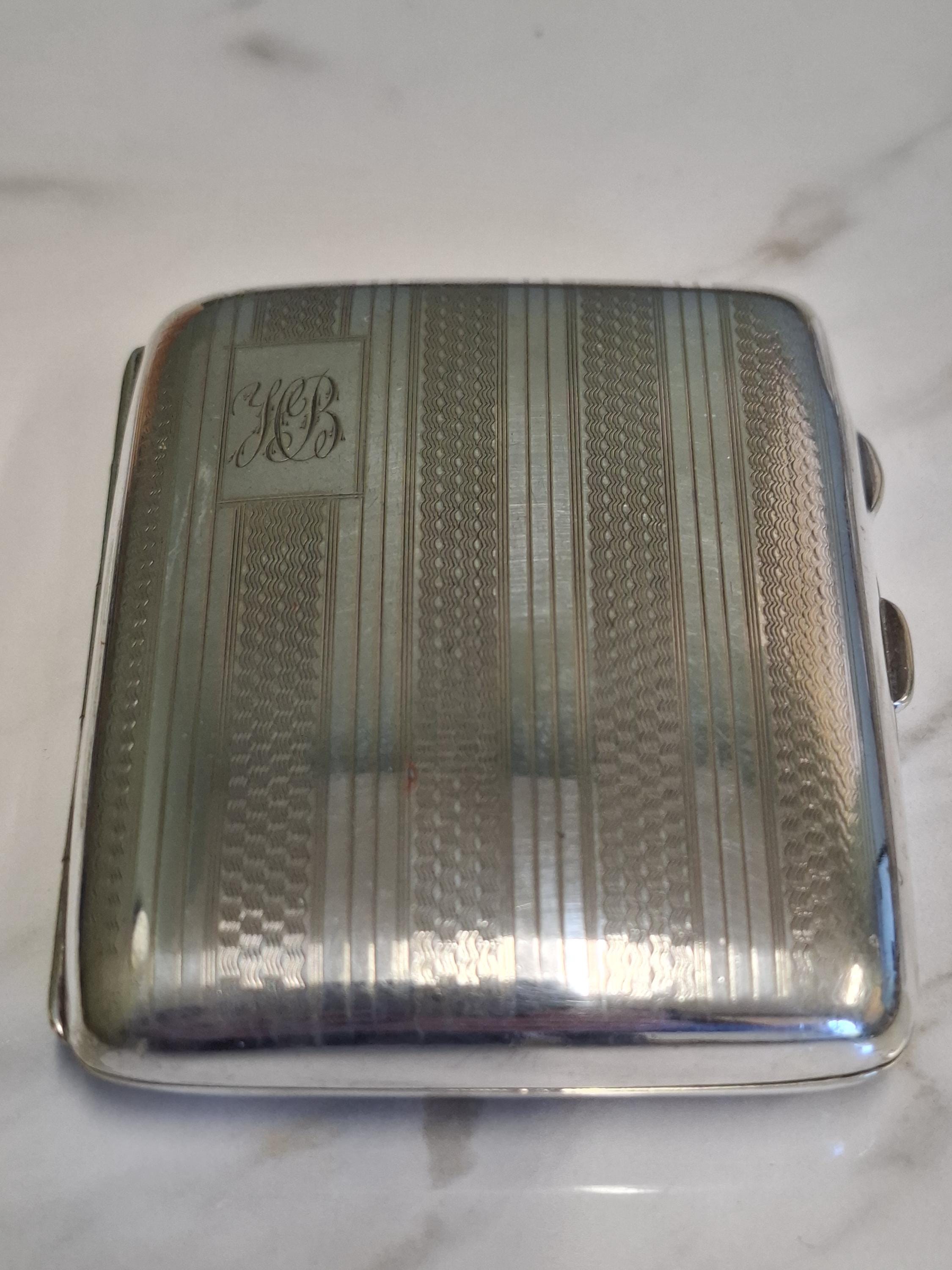 vintage silver plated cigarette case VTG NO. 1 Nickey Kehoe Vintage Silver Plated Metal Cigarette
