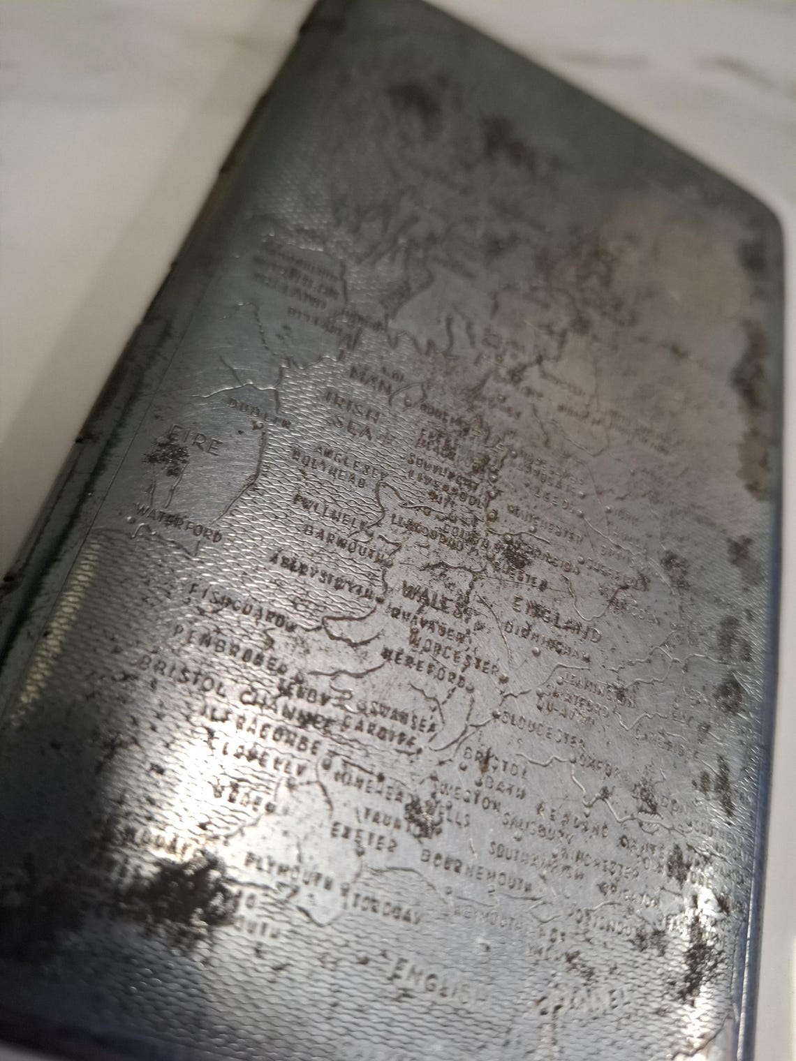 Vintage Map of Great Britain Cigarette Case - Etsy Canada