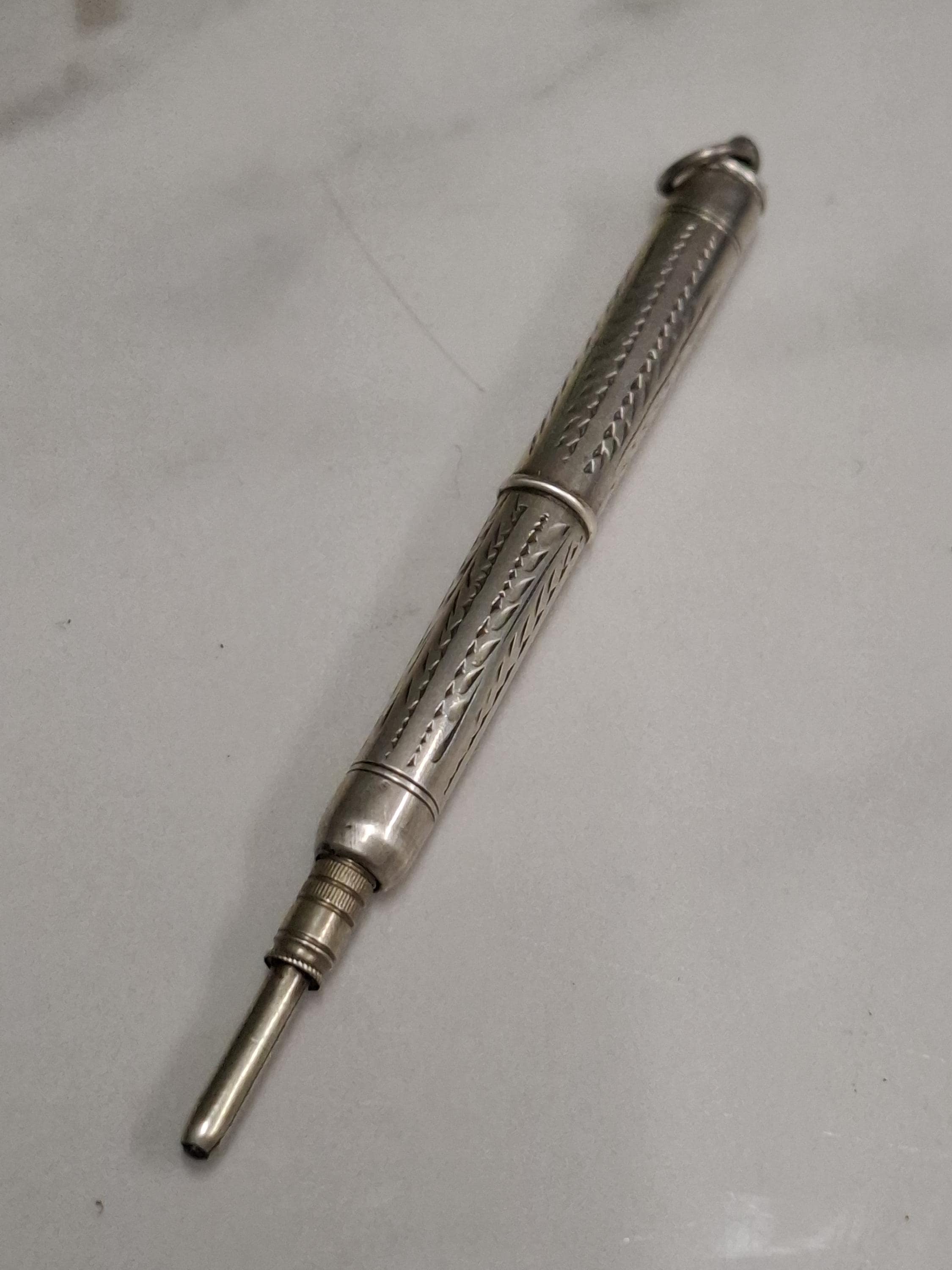 その他 2SET ANTIQUE STERLING PROPELLING PENCILS Victorian Silver Propelling Pencil - Etsy
