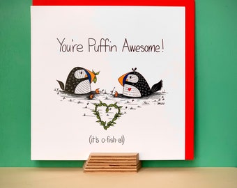 Puffin Awesome Card