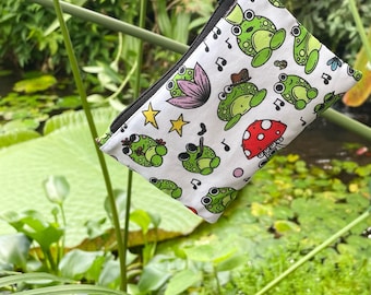 The Frog Chorus - Purse - Pencil Case/ Make-up Bag/ Purse