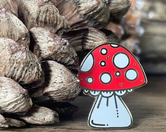 Enamel Pin: Toadstool - Mushroom - Fly Agaric - Limited Edition