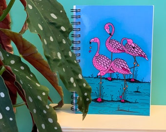 Notebook - Flamingo - Sketchbook Skinny Malinky Long Legs